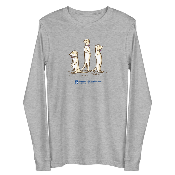 Z - Boston Children's Pulmonary Division - Passy Meerkats - Adult Long Sleeve T-Shirt