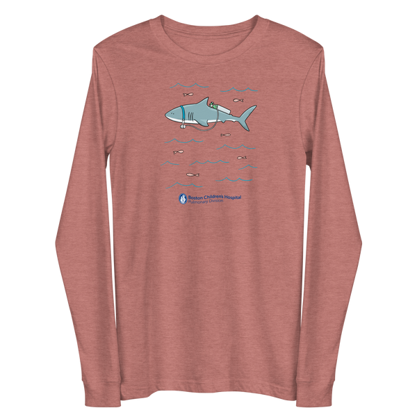 Z - Boston Children's Pulmonary Division - Shark Tank - Adult Long Sleeve T-Shirt