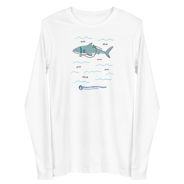 Z - Boston Children's Pulmonary Division - Shark Tank - Adult Long Sleeve T-Shirt