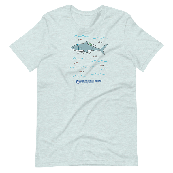 Z - Boston Children's Pulmonary Division - Shark Tank - Adult T-Shirt