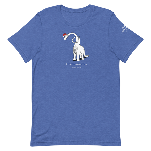 Z - Oklahoma Children's Hospital - Christmas Trachieosaurus - Adult T-Shirt
