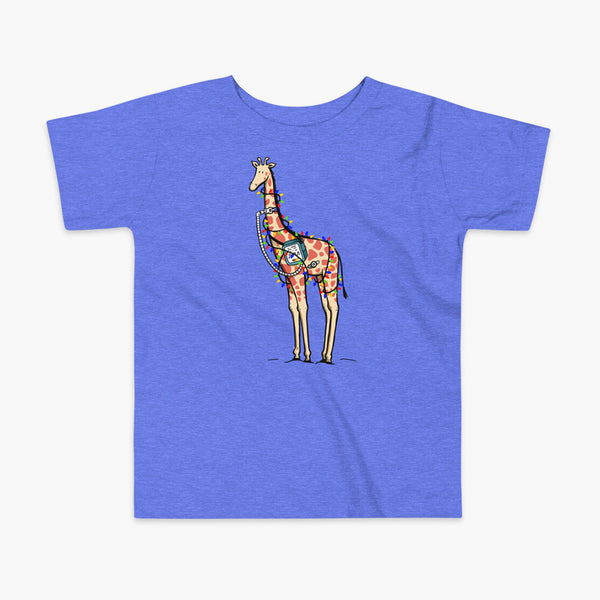 Christmas Giraffe - Kids (2yrs-5yrs) T-Shirt