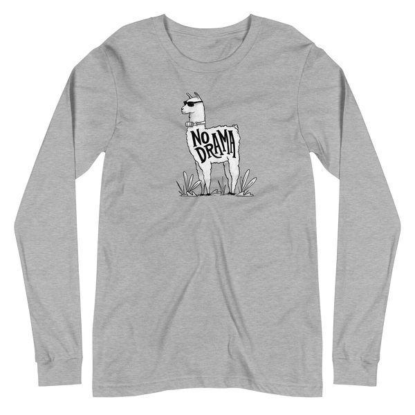 Z - Centennial State - No Drama Llama - Adult Long Sleeve Shirt