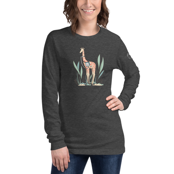 Z - UW Health - Junie The Giraffe - Adult Long Sleeve Shirt