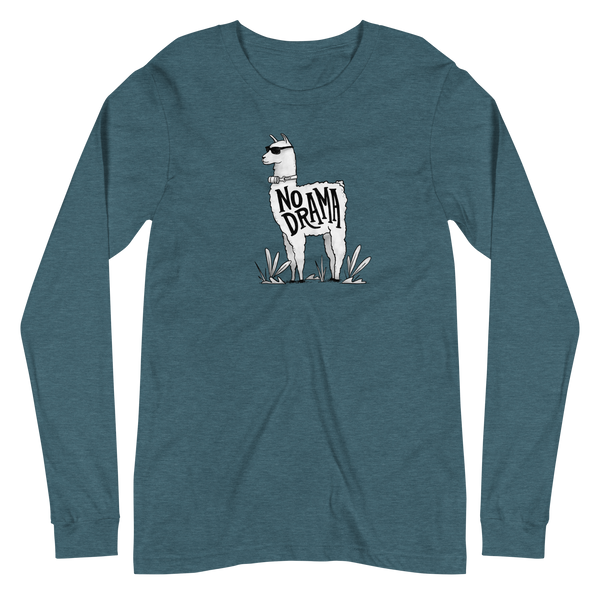 Z - Centennial State - No Drama Llama - Adult Long Sleeve Shirt