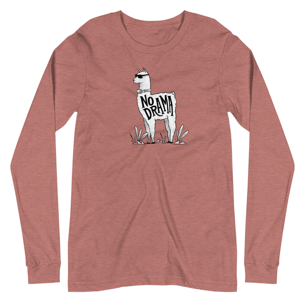 Z - Centennial State - No Drama Llama - Adult Long Sleeve Shirt