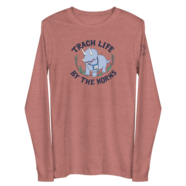 Z - UW Health - Trach Life By The Horns - Adult Long Sleeve T-Shirt