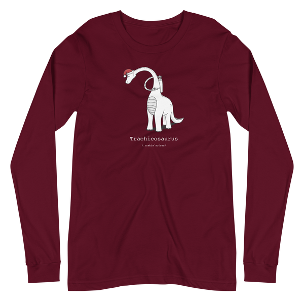 Christmas Trachieosaurus - Adult Long Sleeve