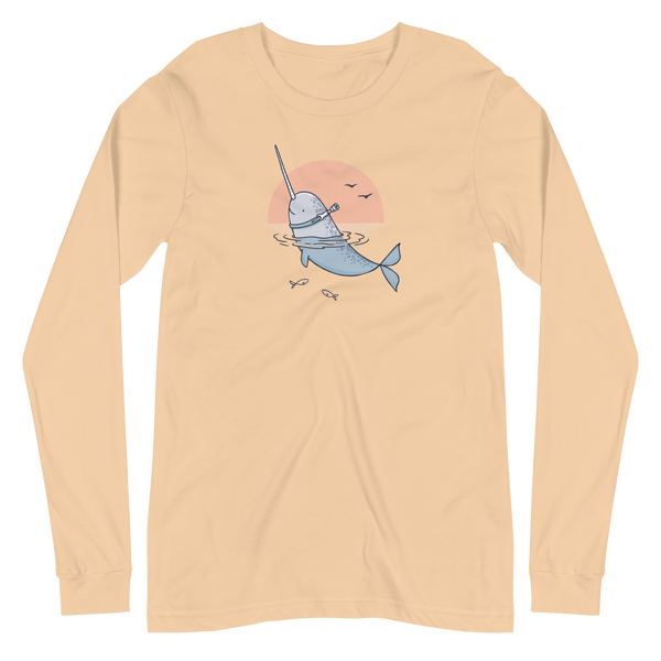 Z - Centennial State - Unique Narwhal - Adult Long Sleeve T-Shirt