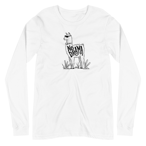 Z - Centennial State - No Drama Llama - Adult Long Sleeve Shirt