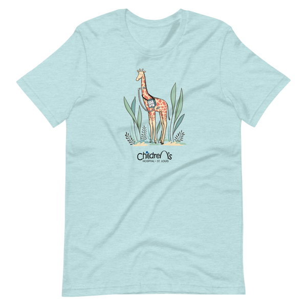 Z- St. Louis Children's Hospital - Junie The Giraffe - Adult T-Shirt