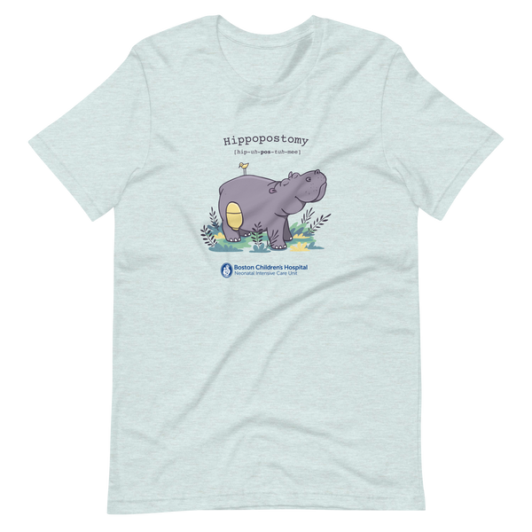 Z - Boston Children's NICU - Hippopostomy - Adult T-Shirt