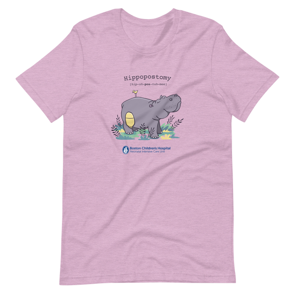 Z - Boston Children's NICU - Hippopostomy - Adult T-Shirt