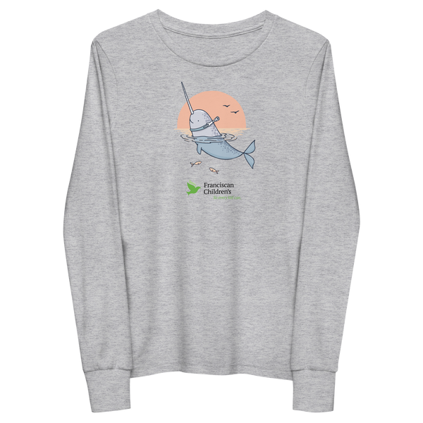 Franciscan Children's Unique Narwhal  - Youth Longsleeve Shirt